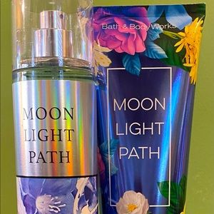 Bath & Body Works MOON LIGHT PATH Fine Fragrance Mist Body Spray & Body Cream